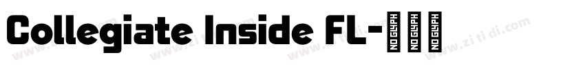 Collegiate Inside FL字体转换